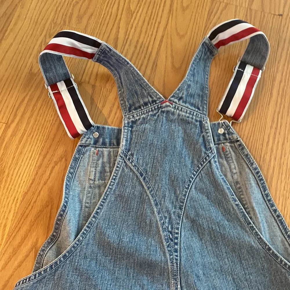 Tommy Hilfiger overalls vintage 2002 red whit blue straps. - Picture 4 of 6